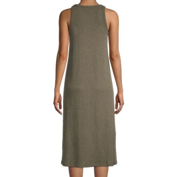 MADEWELL Westville Tank Midi Olive A-Line Dress - Picture 3 of 8